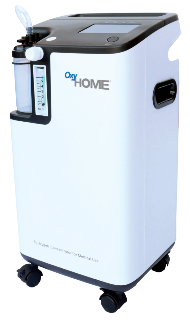 A photo of the OxyHome device