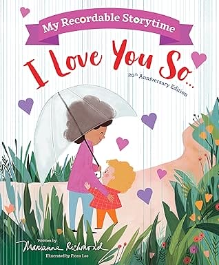Product image of a recordable book cover that reads "My Recordable Storytime: I Love You So..."